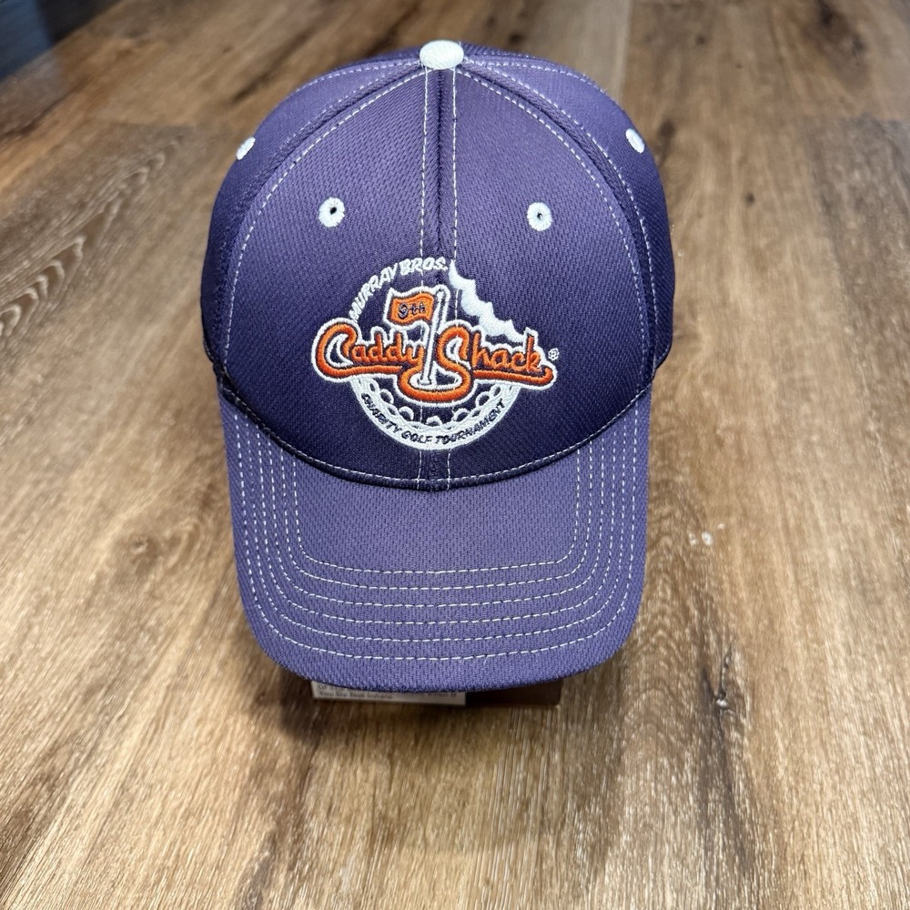 Pukka Murray Bros Caddyshack Hat Navy Blue Orange Golf‎ Tournament Performance
